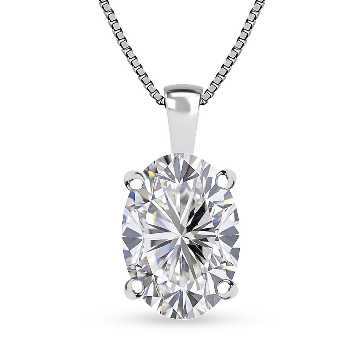 IGI Certified Luxuriant Lab Grown Diamond G-H VS 1.25 ctw Pendant Necklace in 14K White Gold