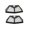 Set of 2 Solar Powered Motion Sensing Four-sided Illumination Outdoor Lights - Sticky add to cart bar
