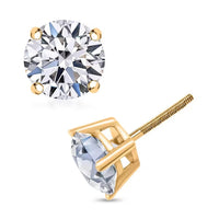 Luxuriant Lab Grown Diamond G VS2 5.00 ctw Earrings in 14K Yellow Gold