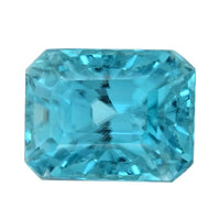 AAAA Cambodian Blue Zircon (Oct Free Size) 4.95 ctw