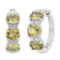 Modani Demantoid Garnet and Diamond 1.93 ctw Earrings in 950 Platinum 4.75 Grams - Sticky add to cart bar
