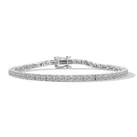 Luxuriant Lab Grown Diamond G-H VS 5.00 ctw Bracelet in 950 Platinum (7.25 In)
