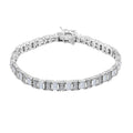 Luxuriant Lab Grown Diamond (G, SI) Bracelet in Rhodium Over Sterling Silver (6.75 In) 5.00 ctw - Sticky add to cart bar
