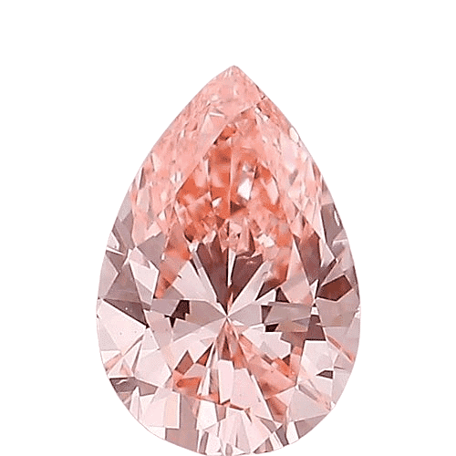 IGI Certified Luxuriant Lab Grown Pink Diamond (Pear) (VS2) 1.00 ctw