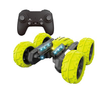 Acrobat Rechargeable RC Stunt Car Neon - Yellow