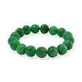 Multi Color Jade Beaded Stretch Bracelet (6.5-7In) 235.00 ctw - Sticky add to cart bar