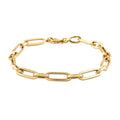 5mm Paper Clip Bracelet in 14K Yellow Gold (7.50 In) 3.65 Grams - Sticky add to cart bar