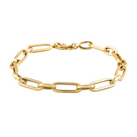 5mm Paper Clip Bracelet in 14K Yellow Gold (7.50 In) 3.65 Grams