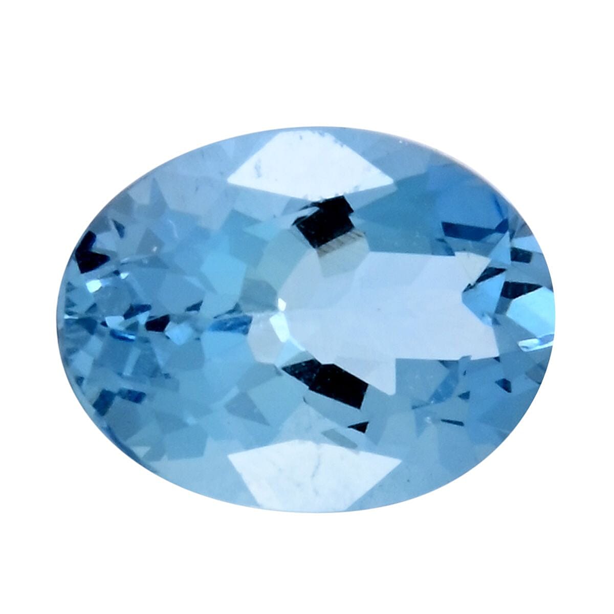 AAA Santa Maria Aquamarine (Oval 8x6 mm) 1.00 ctw