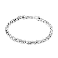 Italian La Bella Spiga Chain Bracelet in Sterling Silver (8.00 In) 7.90 Grams