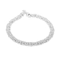Italian La Bella Byzantine Chain Bracelet in 14K Yellow Gold Over Sterling Silver (8.00 In) 11.60 Grams - Sticky add to cart bar