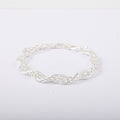 Italian La Bella Fantasia Chain Bracelet in Sterling Silver (8.00 In) 10.30 Grams - Sticky add to cart bar