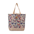 Multi Color Round Ethnic Pattern 100% Polyester Tote Bag (12.79"x5.51"x15.55") - Sticky add to cart bar