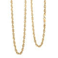 10K Yellow Gold 4.5mm Rope Chain Necklace 24 Inches 10.00 Grams - Sticky add to cart bar