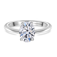 Lab Grown Diamond Ring in Platinum Over Sterling Silver (Size 8.0) 1.02 ctw