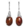 Script Stone 12.30 ctw Earrings in Stainless Steel - Sticky add to cart bar
