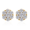 Yellow Gold Over Sterling Silver