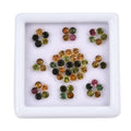 Multi-Tourmaline (Rnd 2.75 mm) 5.00 ctw - Sticky add to cart bar