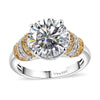 Moissanite & Yellow Sapphire