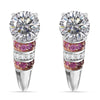 Moissanite & Pink Sapphire