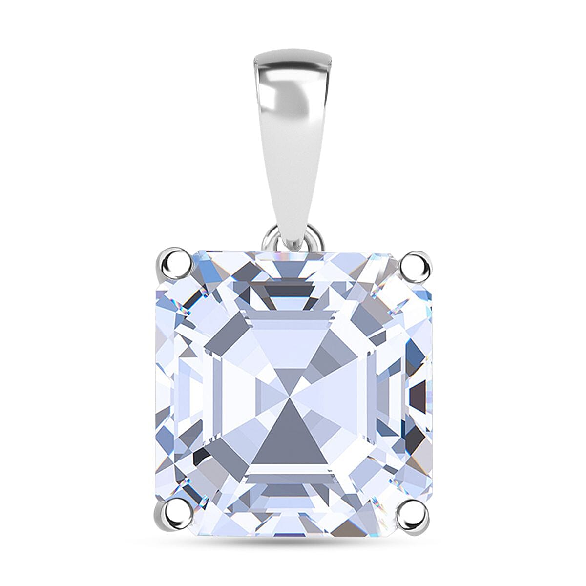 IGI Certified Luxuriant Lab Grown Diamond VS 5.00 ctw Pendant in Platinum Over Sterling Silver