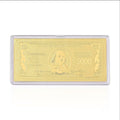 24K Golden Currency of Fortune Emboss Sheet (103x49mm) 1g - Sticky add to cart bar
