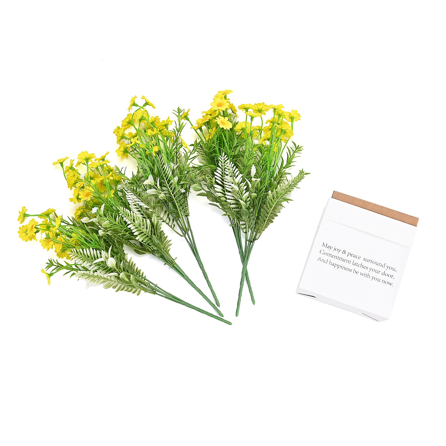 5pcs Set Flower with Paper Bag-different Wording on Bag