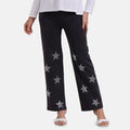 Black Medium Wash Star Rhinestone Jeans - S-L - Sticky add to cart bar