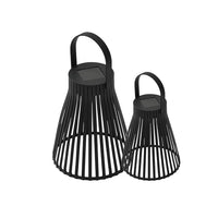 2 Piece Set - Black Solar LED Light (200mAh)