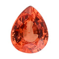 AAAA Padparadscha Sapphire(B.T) (Pear Free Size) 0.50 ctw - Sticky add to cart bar