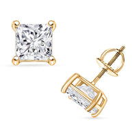 Luxuriant Lab Grown Diamond G VS2 3.00 ctw Earrings in 14K Yellow Gold