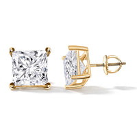 Luxuriant Lab Grown Diamond VS2-G 7.00 ctw Earrings in 14K Yellow Gold