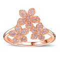 Pink Diamond  Ring in Vermeil RG Sterling Silver 0.26 ctw - Sticky add to cart bar