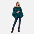 Teal Jacquard Woven Top S - Sticky add to cart bar