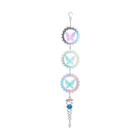 3 Tier Butterfly Shaped Stainless Steel Magic Wind Spinner