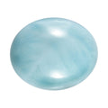 Premium Larimar (Ovl 11x9mm) 3.86 ctw Loose Gemstone - Sticky add to cart bar