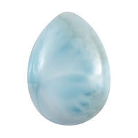 Premium Larimar (Pear 8x6mm) 1.33 ctw Loose Gemstone