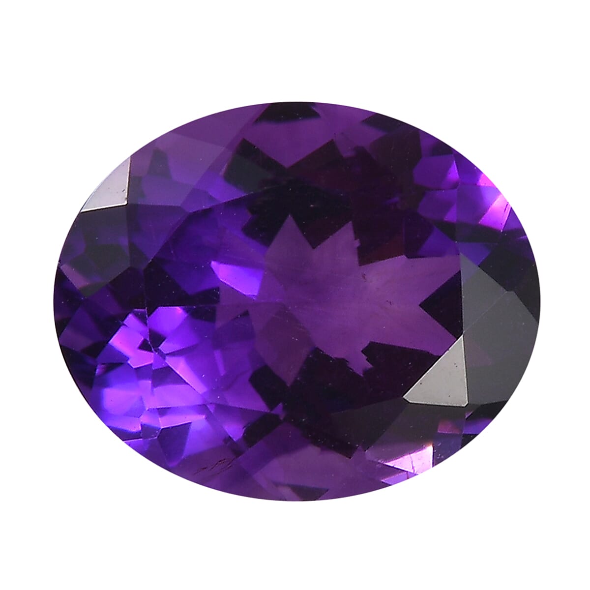 Premium Mashamba Amethyst (Ovl 11x9mm) 2.89 ctw Loose Gemstone