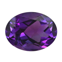 Premium Mashamba Amethyst (Ovl 8x6mm) 0.88 ctw Loose Gemstone