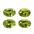 Premium Peridot Set of 4 (Ovl 7x5mm) 3.23 ctw Loose Gemstone - Sticky add to cart bar