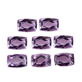 Rose De France Amethyst Set of 8 (Cush 6x4mm) 4.01 ctw Loose Gemstone - Sticky add to cart bar