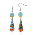 Multi Murano Style Earrings in Stainless Steel - Sticky add to cart bar