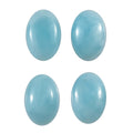 Premium Larimar Set of 4 (Ovl 6x4mm) 1.86 ctw Loose Gemstone - Sticky add to cart bar