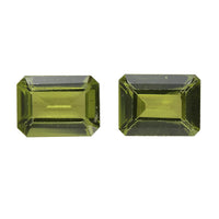 Peridot Set of 2 (Oct 8x6mm) 2.78 ctw Loose Gemstone