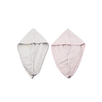 Closeout OliviaLayne 2 Pack Coffee & Pink Turban Set