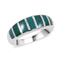 Multi Gemstone Green Ring in Sterling Silver (Size 10.0) 0.60 ctw - Sticky add to cart bar