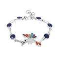 Peruvian Artistry Multi Gemstone Lima Bracelet in Sterling Silver (6.50-7.5In) - Sticky add to cart bar