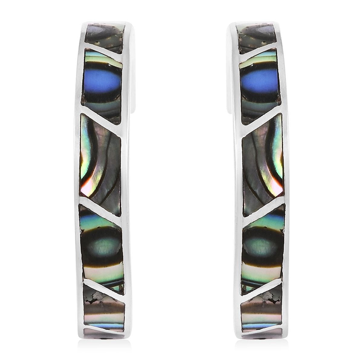 Peruvian Artistry Multi Gemstone 1.15 ctw Carola Avalon Earrings in Sterling Silver