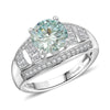 Blue Moissanite