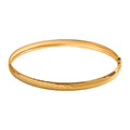 Texture Bangle Bracelet in 22K Yellow Gold (7.25 In) 5.35 Grams - Sticky add to cart bar